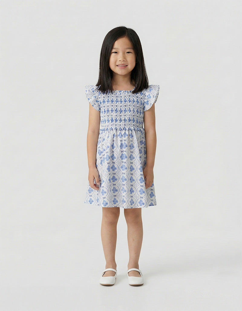 Cece Smocked Dress
